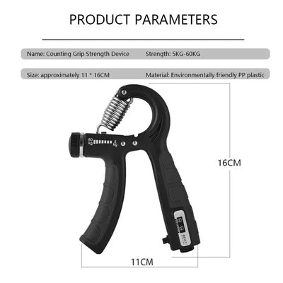 Adjustable Hand Gripper With Counter