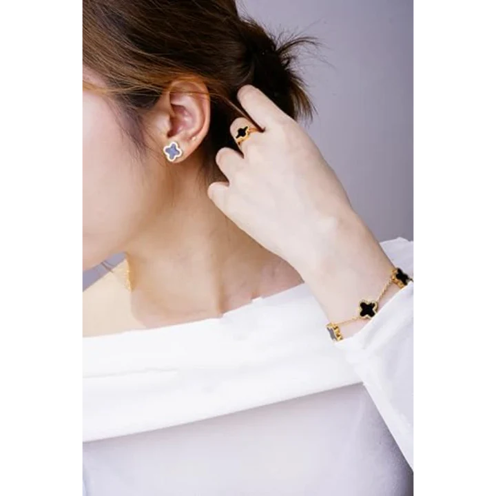 Four-Leaf Clover Jewelry Set