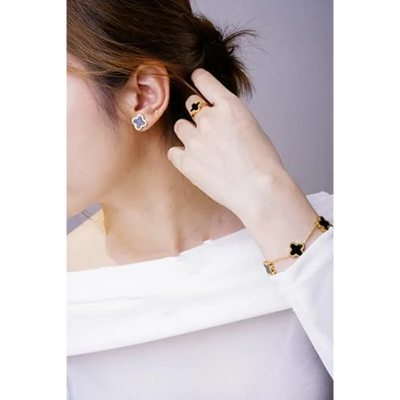 Four-Leaf Clover Jewelry Set