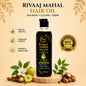 Rivaaj Mahal Hair Oil 225ML organic herbal hair oil for reducing hair fall, stimulating hair growth, and improving hair strength & shine