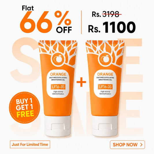 Orange Exfoliating Whitening Gel - Buy 1 Get 1 Free