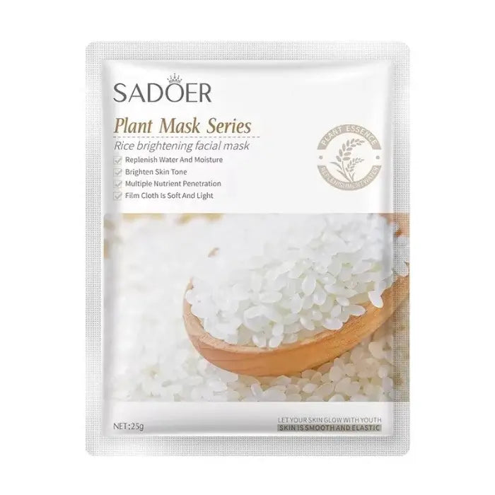 Sadoer Plant Mask Series – Rice Brightening Face Mask